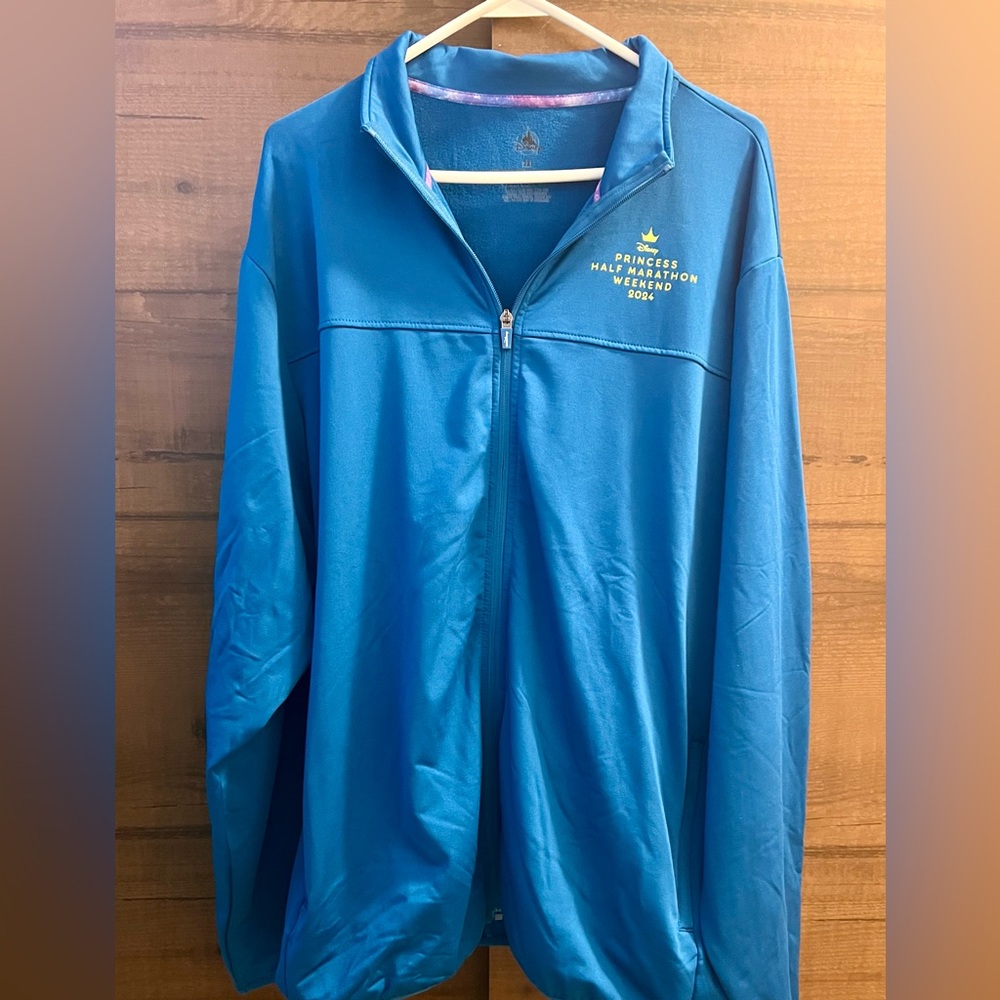 Run Disney Princess Half Marathon Weekend 2024 Full Zip Jacket NWT